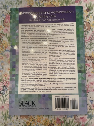 Management and Administration for the - Paperback, by Jacobs Karen - Picture 2 of 3