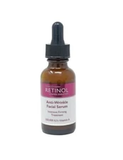 Skincare Cosmetics Retinol Vitamin Enriched Anti-Wrinkle Facial Serum 1 fl oz