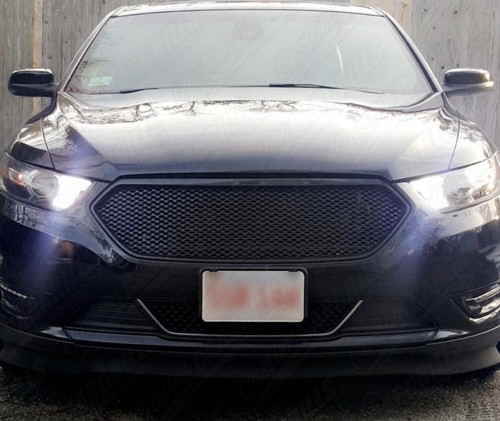 PIEZA DE MALLA DE PARRILLA NEGRA PARA UN FORD TAURUS 2013-2019 - ¡MARCO DE REJILLA NO INCLUIDO! - Imagen 9 de 11