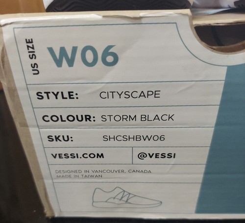 Vessi W06 cityscape storm black shcshb06. preowned - Picture 4 of 7