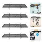 4* Garage Tool Storage Rack Shelf Tool Organizer Wall Mounted Tool Storage Rack