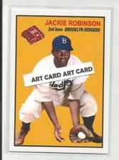 Jackie Robinson Brooklyn Dodgers 2022 Custom Made Football Art Card