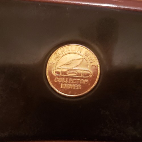 Vtg Franklin Mint Majestic Cutty Sark Collector's Knife W/ Case 24kt Gold - Picture 17 of 20