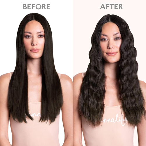 WENNALIFE Clip in Hair Extensions Real Human Hair, 18 Inch 120G 7Pcs Human Hair - Picture 5 of 12
