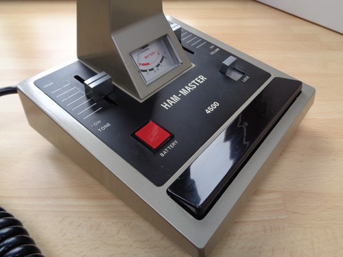 Vintage ~ Ham-Master 4500 Versatile Base Station Microphone in Original Box - Photo 6/16