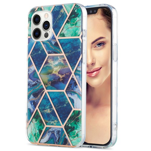 Funda blanda a prueba de golpes TPU mármol para iPhone 16 15 14 13 12 11 Pro Max 8 XR - Imagen 4 de 41