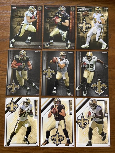 10pc NEW ORLEANS SAINTS set w/ Logos Fathead Mini ALVIN KAMARA Drew Brees THOMAS - Picture 2 of 3