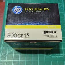 HP LTO-3 Ultrium RW Data Cartridge 800GB C7973A - Pack of 5