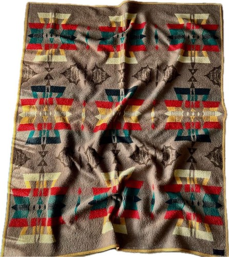 "USED" 1930's Pendleton Cayuse Indian blanket beacon wool Navajo Real vintage JP - Picture 2 of 5