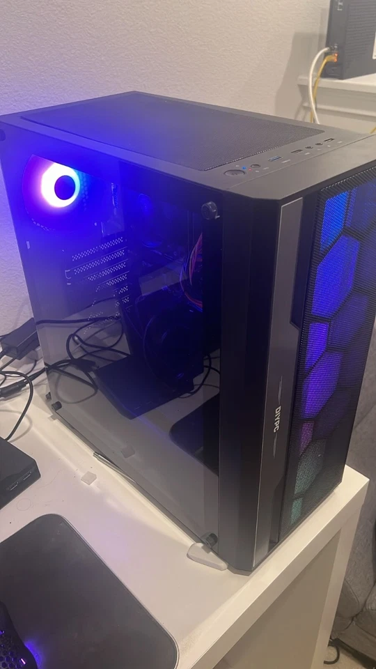 Torre de computadora para juegos de 12 núcleos 3 TB HDD cuádruple 8 GB AMD R7 gráfico WIFI nueva PC rápida Foto 4 de 4