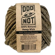 Thick Hemp Wick 100ft - 100% Natural Unbleached Hemp Lighter 2mm Made in Poland