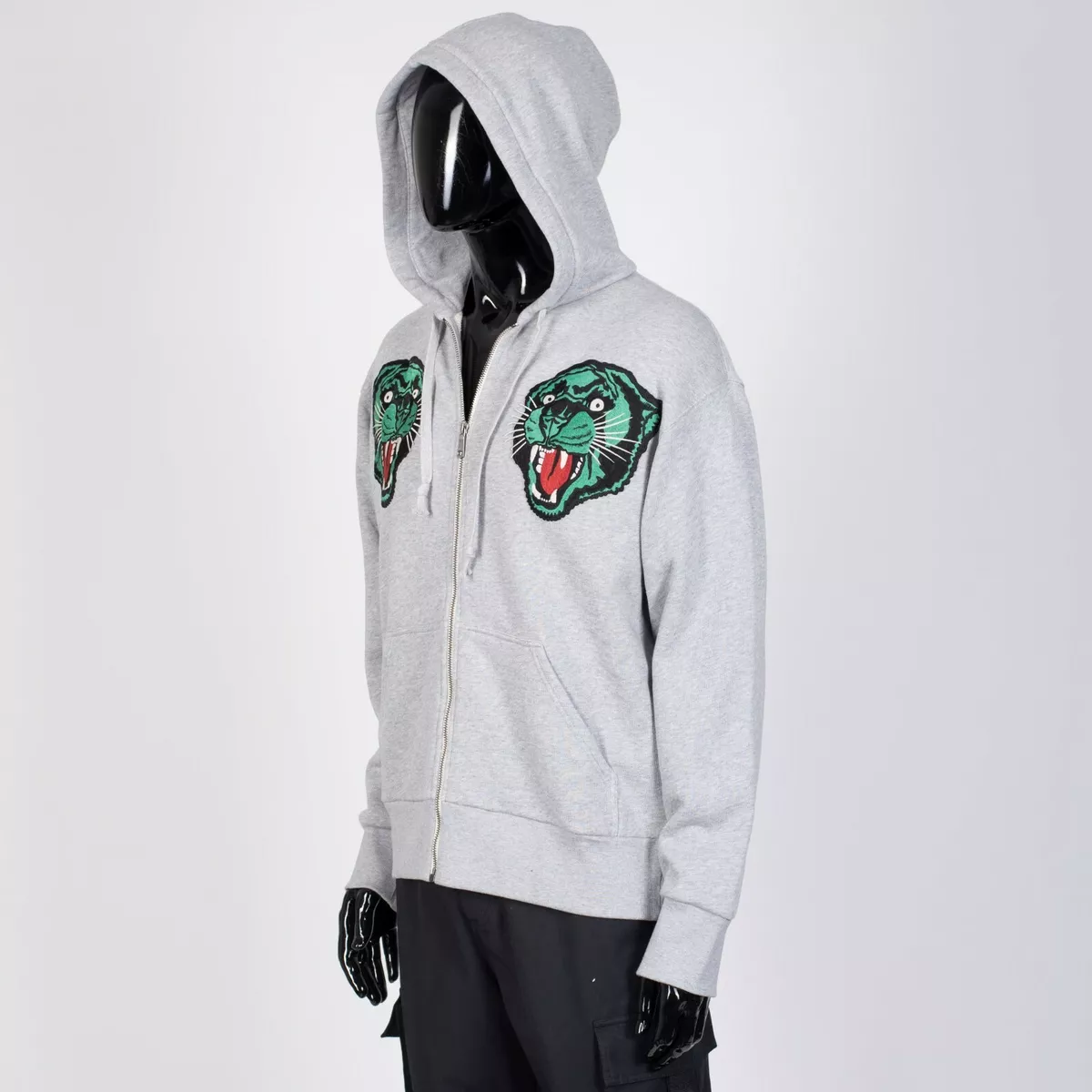Gucci technical store hoodie grey
