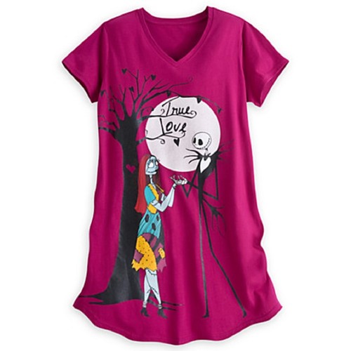 Camiseta de noche para damas Jack Skellington Sally Maléfica Cruella de Vil Store de Disney - Imagen 3 de 36