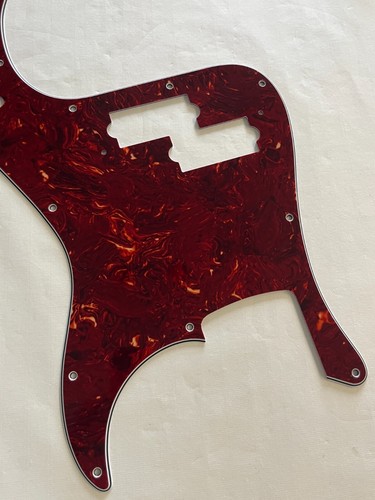Neu ideal - für Fender Japan Präzision Bassgitarre Schlagbrett rot Schildpatt - Bild 5 von 6