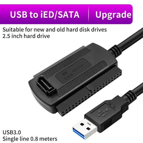 USB 2.0 to IDE/SATA 2.5\" 3.5\" Hard Drive Disk HDD Converter Adapter Cable New - Bild 6 von 13
