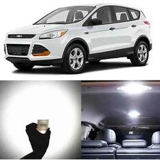 Alla Lighting Dome Light 578 White Festoon LED Bulbs for 2001~12 Ford Escape