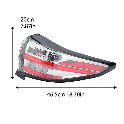 For 2015-2017 2018 Nissan Murano Right Tail Light Passenger Rear Stop Brake Lamp - Bild 6 von 8