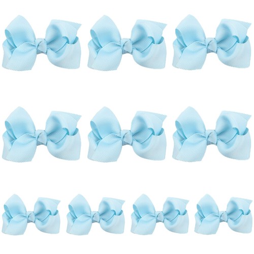 10 Packungen Baby Mädchen Kind Kinder Solide Haarnadel Schleife Band Haarspangen Zubehör - Bild 6 von 12