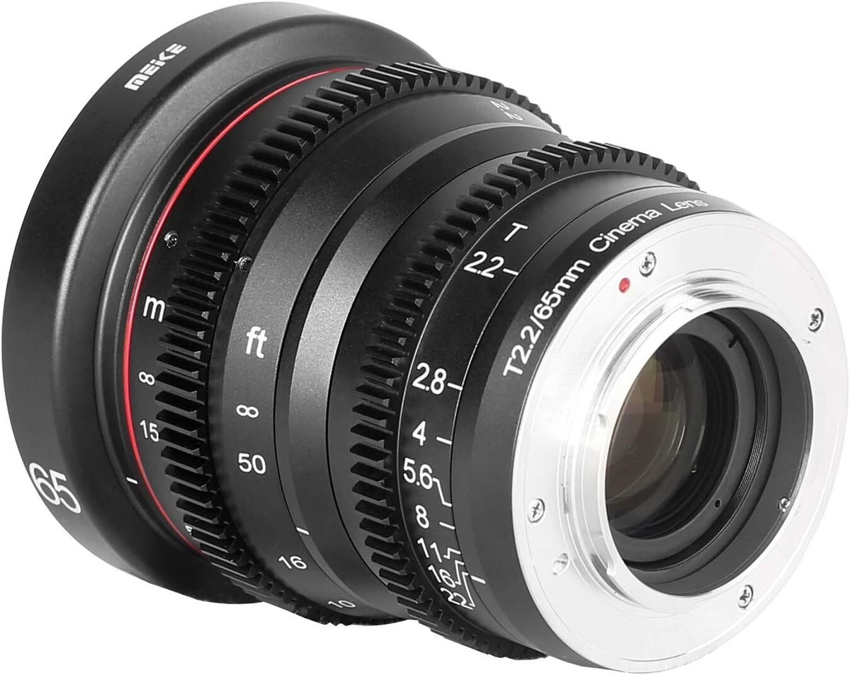 MEKE 65mm T2.2 Large Aperture Manual Focus 4K Mini Cine Lens
