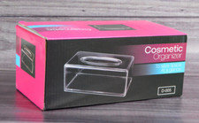 Tissue Box Cover Cosmetic Organizer Rectangle Clear Brand New Open Box