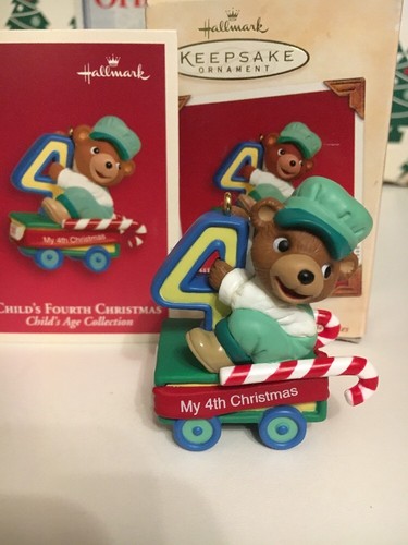 Child’s Fourth Christmas ‘03 Hallmark Keepsake Ornament New In Box - Picture 7 of 12