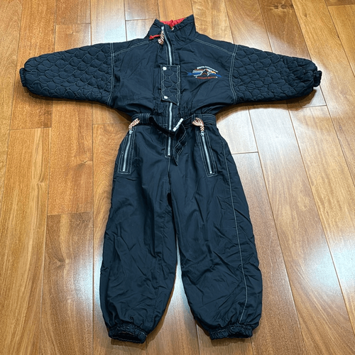 Vintage kids one piece white mountain powder skiing suit 6