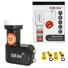 Dur-line Ultra Twin LNB 0,1 db ( LTE  DECT Filter ) UHD 4K SAT 65 dB Verstärkung