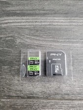PNY 64GB Elite-X Class 10 U3 V30 microSDXC Flash Memory Card 3 Pack 100MB/s