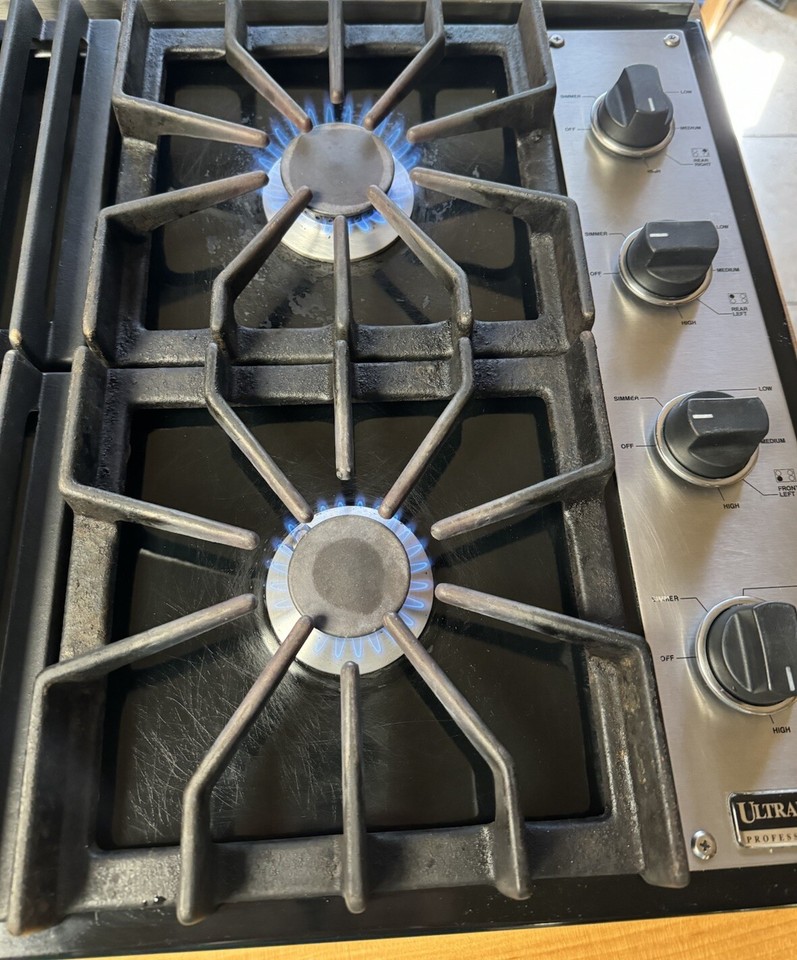 Viking 30 in Gas Cooktop Good Working Condition eBay