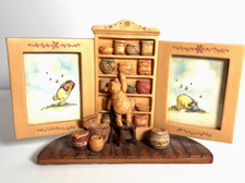 Disney Classic WINNIE THE POOH Honey Cupboard Charpente 3D Double Picture Frame