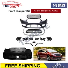 Complete Front Bumper Kit W/parking sensor For 2021 - 2023 Chrysler Pacifica