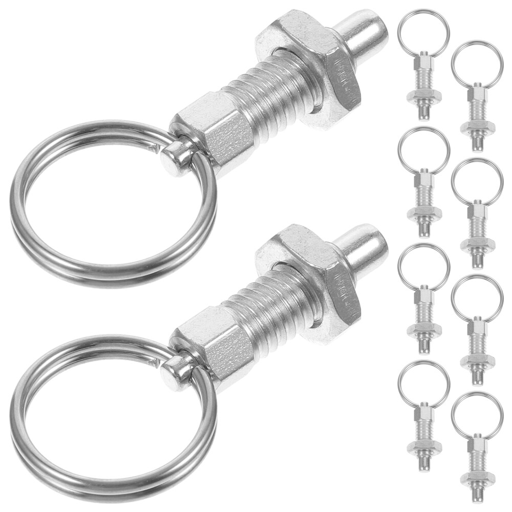 10pcs Greenhouse Bolts Greenhouse Pulls Rings Spring Plungers