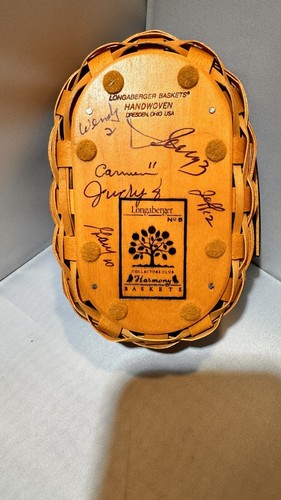 Harmony Longaberger Basket No. 5 +6 Family Members Signatures.  - Picture 6 of 10