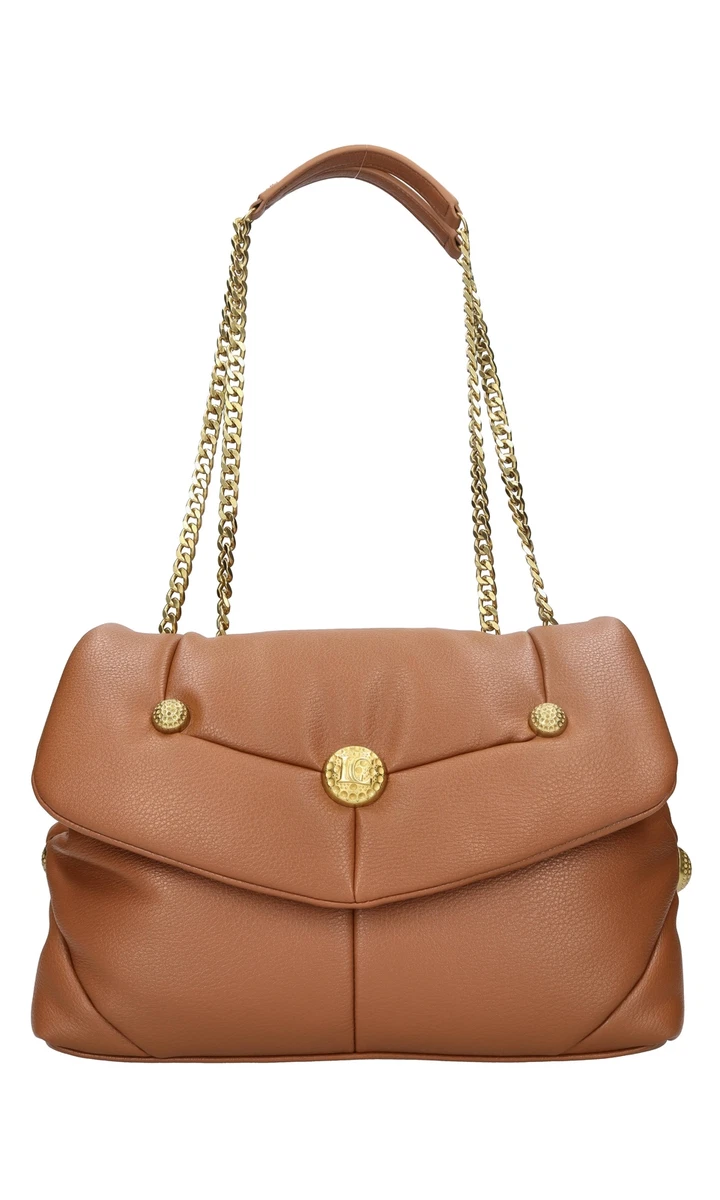 Sac à Main Femme LA CARRIE - Taille Moyenne 28x22x13 Cm, Cuir, Noir, Neuf Avec étiquettes