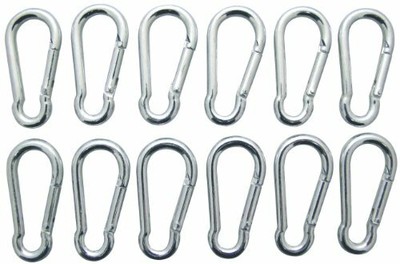 Amtech S4310 Snap Hooks, 5 x 50 mm, 12-Piece