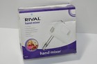 RIVAL Hand Mixer 125 watts 5 Speeds Chrome Beaters Eject Function  HM-708