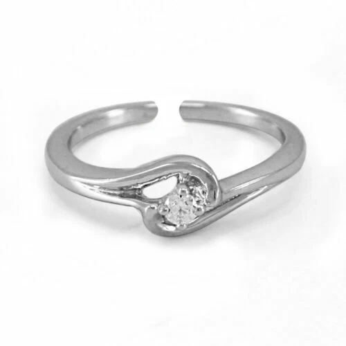 Weiße Zehenring Modeschmuck-Zehenringe