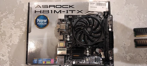 Asrock H81M-ITX inc. Intel Pentium G3258 & 8GB DDR3 Ram