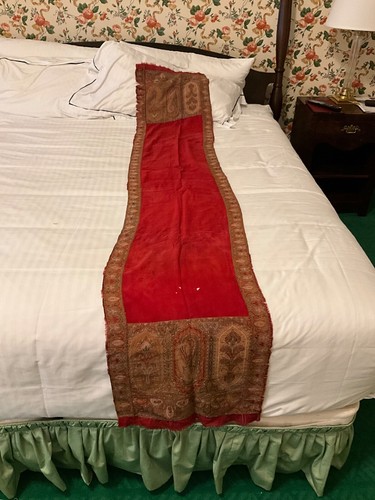 Antik Kaschmir Wolle Paisley Schal/Tischdecke Läufer 88/16 Zoll