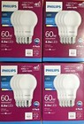 16 BULBS Philips A19 E26 LED Bulb DAYLIGHT 8.8w / 60w Equivalence Non Dimmable 