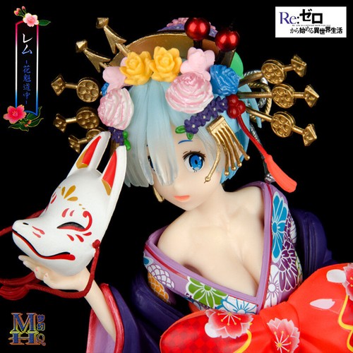 Re: Life In A Different World From Zero Rem Huakui Kimono Statue Model Figure 28 - Picture 5 of 5