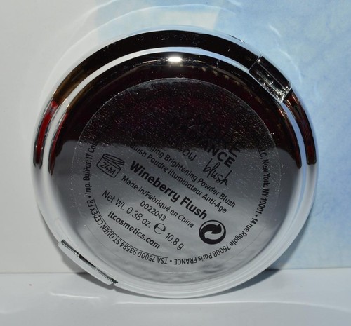 IT COSMETICS Wineberry Flush Anti-Aging Brightening Powder Blush FULL SIZE BNIB - Picture 4 of 6