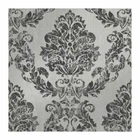 Holden Decor Opus Giorgio Gilver & Charcoal Damask Heavyweight Wallpaper 35690