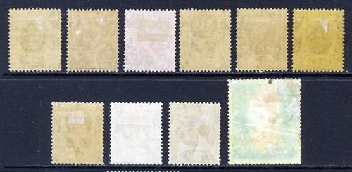 SIERRA LEONE KG V 1921-27 Die II Wm Mult Script CA Juego de piezas SG 131 - 145 COMO NUEVO/FU - Imagen 2 de 2