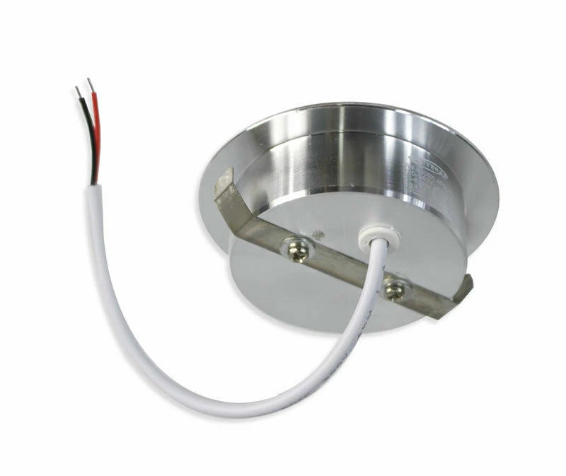 Faretto led 3 watt ad incasso rotondo 6500k 3000k 4000k  opaco con bordo argento - Immagine 3 di 3