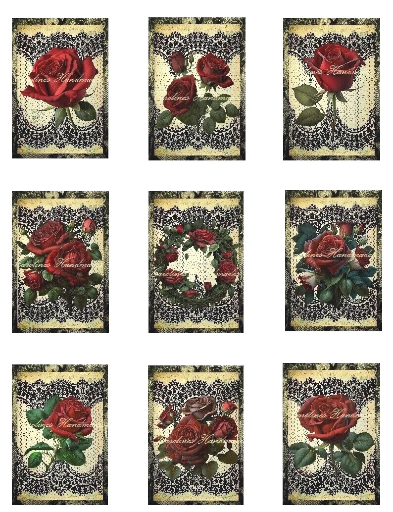 Handmade Rose Quilting Craft Fabrics