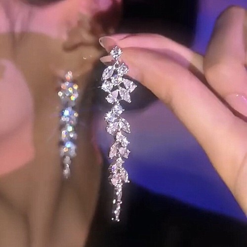 new A pair of S925 silver needles, light luxury pearl versatile tassel earrings - Picture 20 of 61
