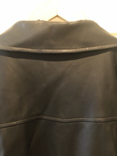 Zara Faux Leather Motorcycle Jacket 🏍️ Men’s Size Small 💯Authentic - Picture 10 of 11