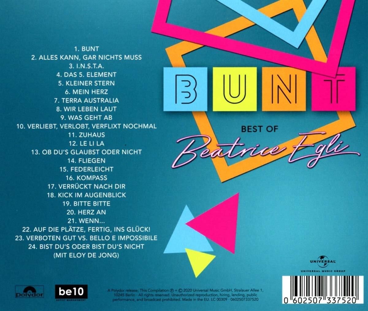 Thumbnail - Beatrice Egli Bunt – Best Of (mit 6 Neuen Songs Und Den Größten Hits)