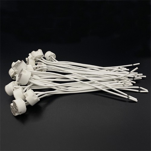 2pcs Socket Base Plug G5.3/MR16/GU10 Led Ceramic Lamp Holder Bulb Base With Wire - Picture 4 of 8